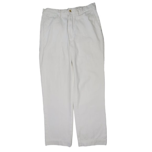 Polo by Ralph Lauren Mens pants sz 31 30 Prospect Pant white cotton - Picture 2 of 10